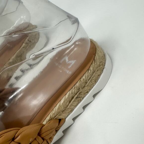 NEW Marc Fisher Women's Jaimee Flat Espadrilles Slip-On Leather Sandals Size 6 - Picture 6 of 14